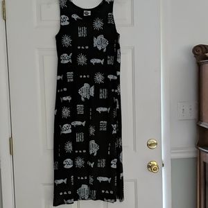 Tropical Fish Summer Cotton Beach Dress